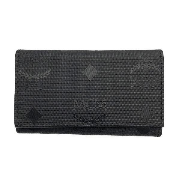 MCM ロゴグラム ナイロン レザー 4連 キーケース 中古 : 京都 