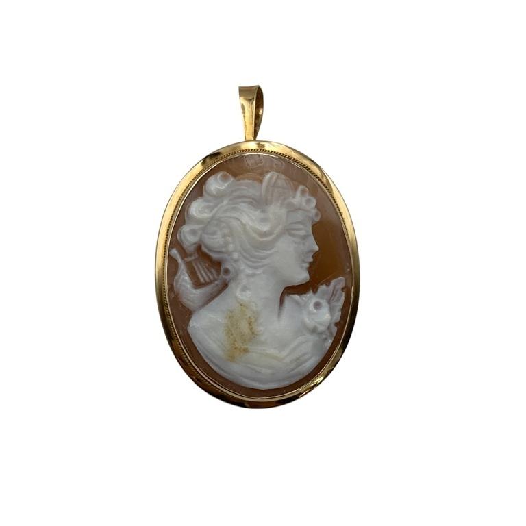 CAMEO（カメオ） K18 ブローチ/ペンダントトップ 中古 D4 : 京都