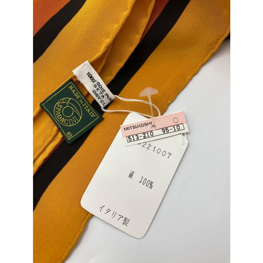 BEPPE SPADACINI ベッぺ スパダチーニ 大判 シルクスカーフ 南国 中古4