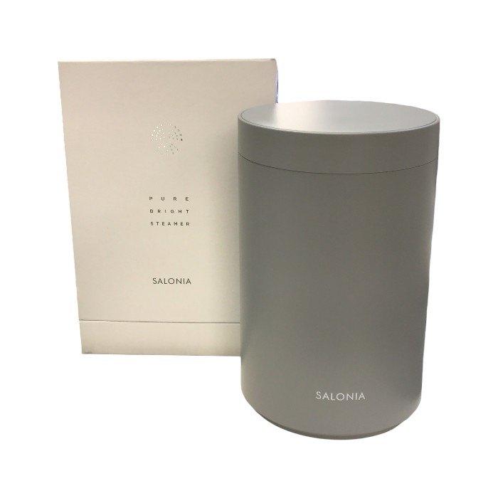 SALONIA サロニア ピュアブライトスチーマー グレー 顔