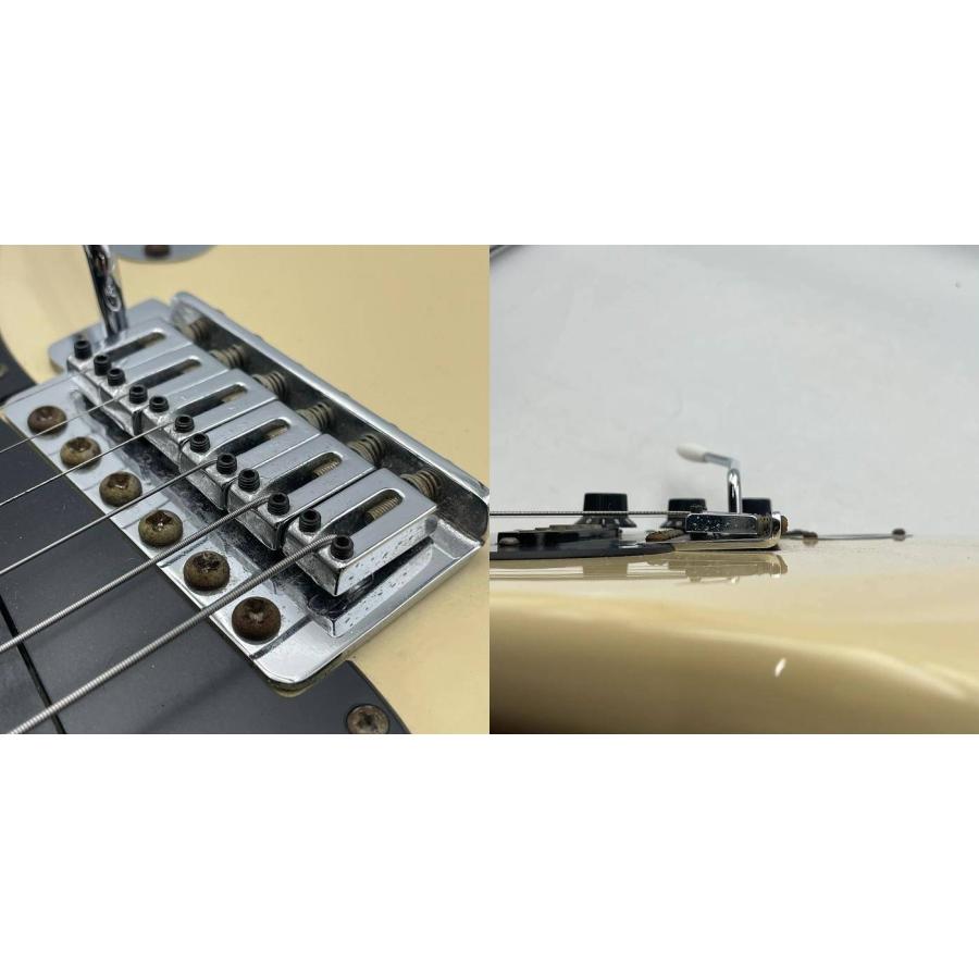 Samick ストラトタイプ エレキギター クリーム ブラック サミック 入門 