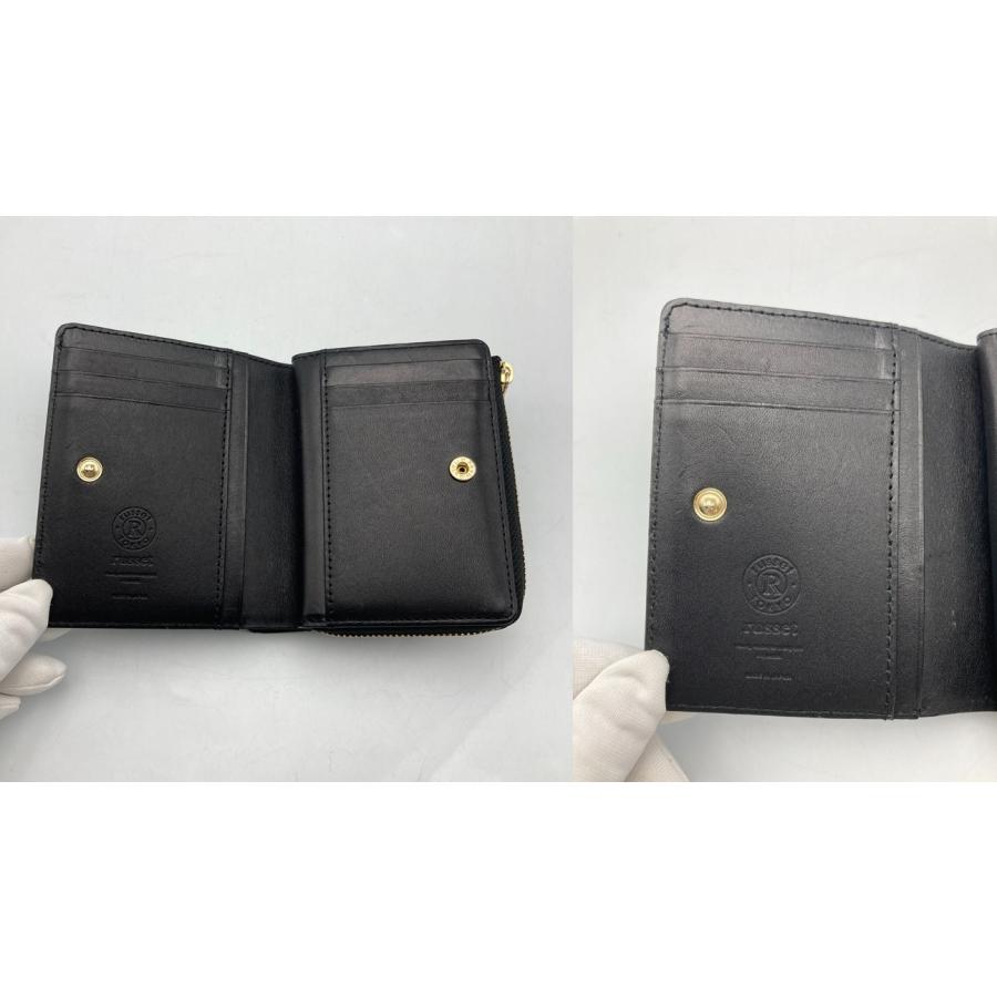 russet ラシット モノグラムプレス ハーフウォレット 2つ折り russet ラシット モノグラムプレス ハーフウォレット 2つ折り