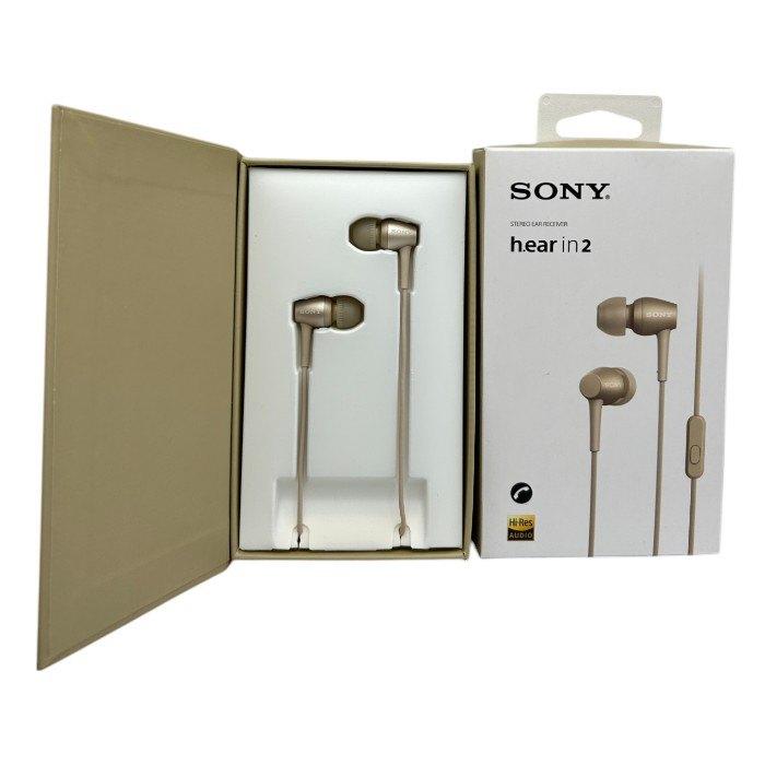 SONY - ソニー イヤホン h.ear in 2 IER-H500A ペールゴールド IER-H500A SONY オーディオ 家電 ウッドストック ハイレゾ対応 カナル型 中古 W４ h.ear ソニー イヤホン in 2 IER-H500A ペールゴールド 中古 W4
