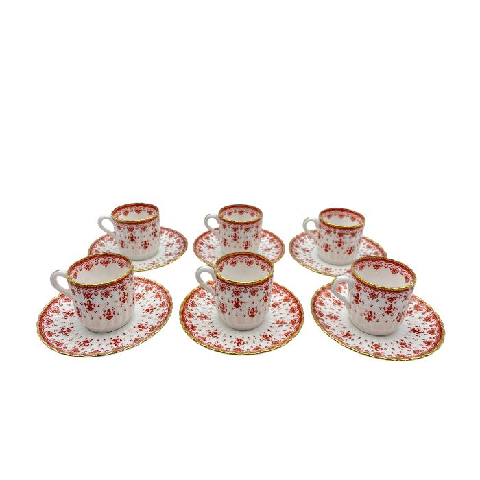 スポード フルールドリス カップ＆ソーサー 6客 中古 W4 送料無料  