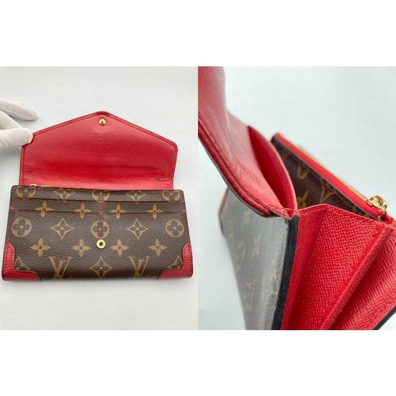 LOUIS VUITTON ルイヴィトン モノグラム ポルトフォイユ・サラ・レティーロ 長財布 M61184 中古 送料無料 D4｜rycycle-kyoto｜06