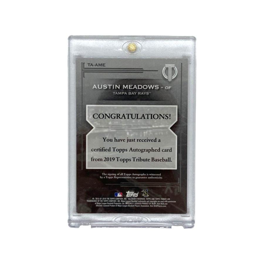 TOPPS MLBカード TRIBUTE AUSTIN MEADOWS 10/10 #TA-AME 送料無料 中古 IT1 TOPPS MLBカード TRIBUTE AUSTIN MEADOWS 10/10 #TA-AME 送料