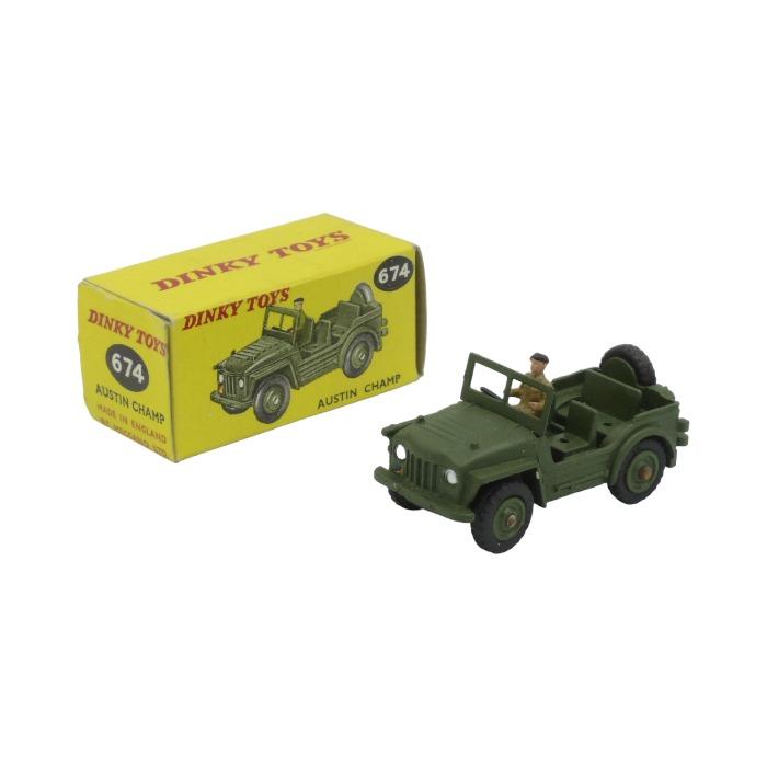 MILITARY（ミリタリー） DINKY TOYS 674 AUSTIN CHAMP 中古 送料無料 1