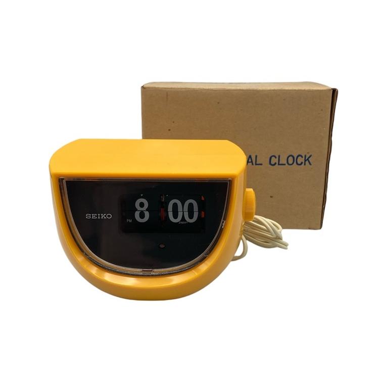 □希少品□ セイコー デジタルクロック パタパタ時計 DZ633【赤】動作