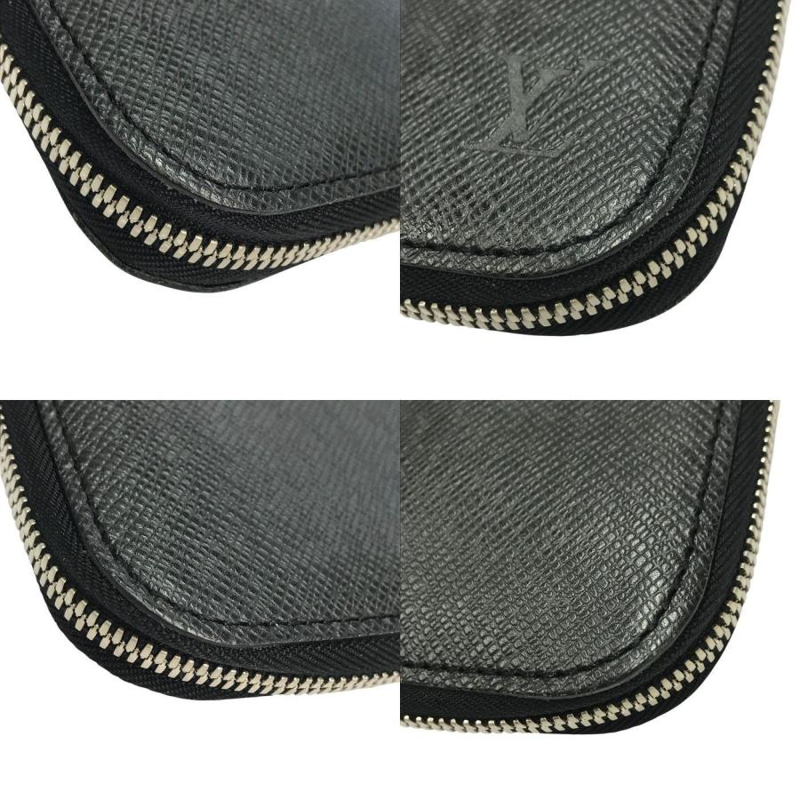 LOUIS VUITTON ルイヴィトン タイガ エテュイ 5 クラヴァット ネクタイケース メンズ ビジネス 出張 旅行 ブラック M30302 中古 T1 LOUIS VUITTON（ルイ・ヴィトン） タイガ エテュイ 5 クラヴァット