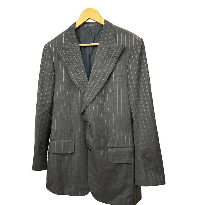 GUCCI ストライプ スーツジャケット 48 GUCCI グッチ スーツ ストライプ シングル ジャケット メンズ 48
