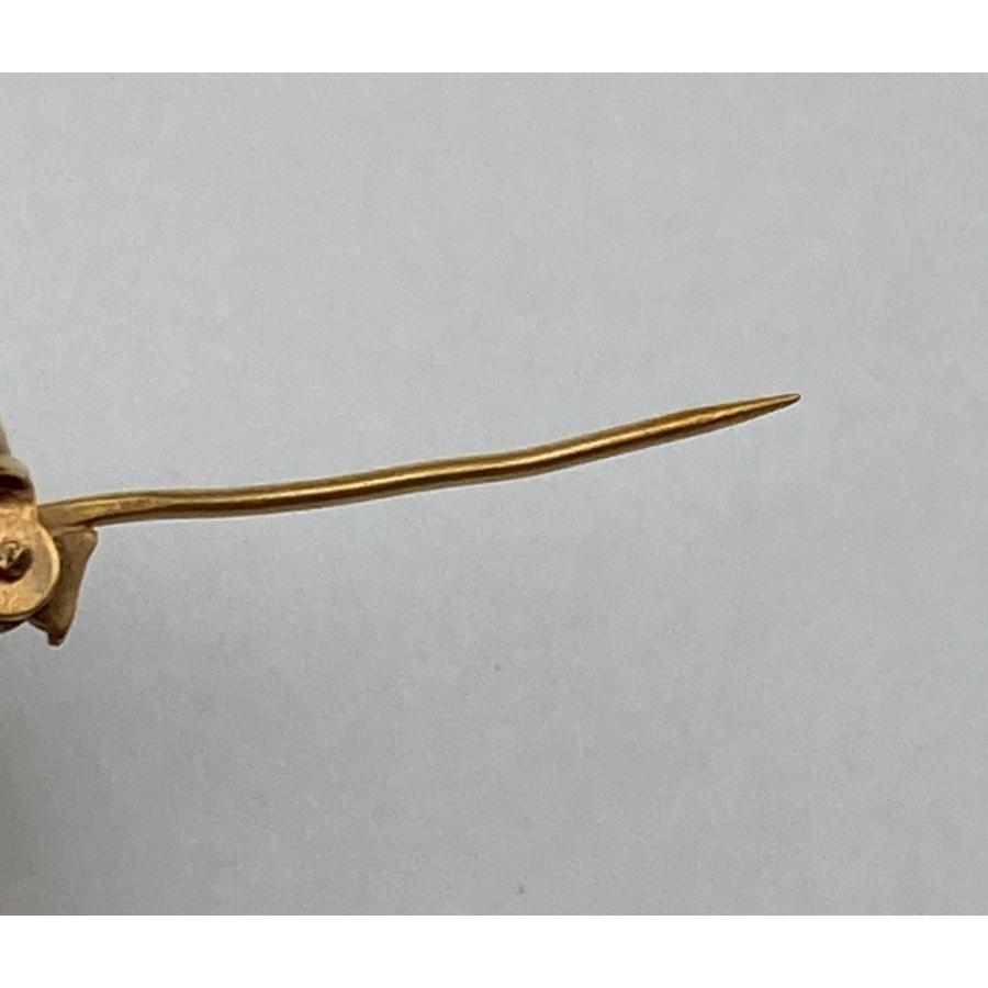 K18 シェルカメオ ブローチ 女性の横顔 中古 D4 : 京都 K18 シェルカメオ ブローチ 女性の横顔 中古 D4 : 京都