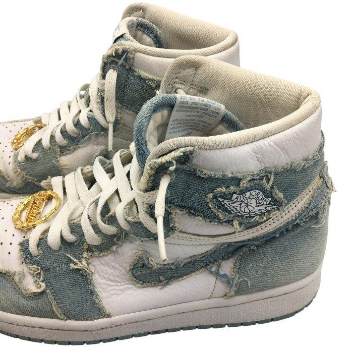 NIKE ナイキ WMNS AIR JORDAN 1 HIGH OG DENIM 26cm DM9036-104 中古 Y４ NIKE（ナイキ） WMNS AIR JORDAN 1 HIGH OG DENIM 26cm DM9036-104