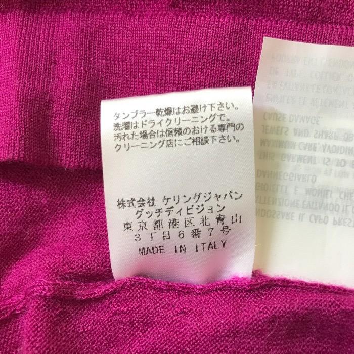 GUCCI グッチ ニット トップス レディース 長袖 薄手 ハート柄