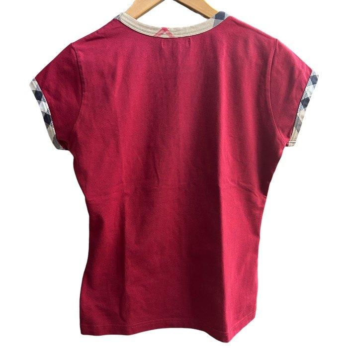 BURBERRY LONDON インポート Tシャツ チェック レッド M