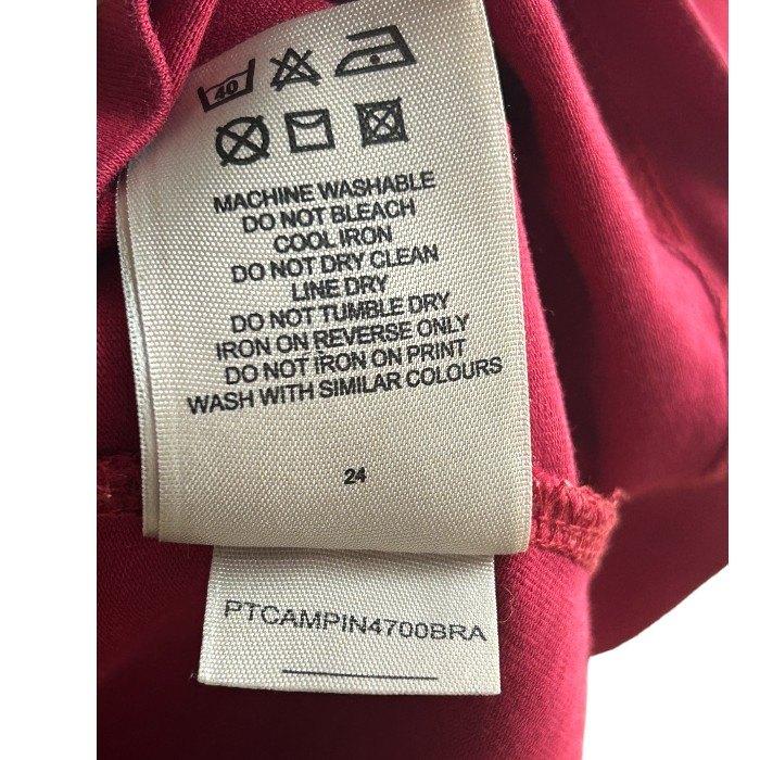 BURBERRY LONDON インポート Tシャツ チェック レッド M