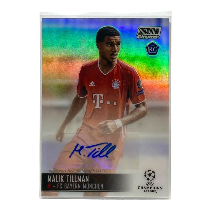 Topps サッカーカード STADIUM CLUB CHROME MALIK TILLMAN BAYERN #CA