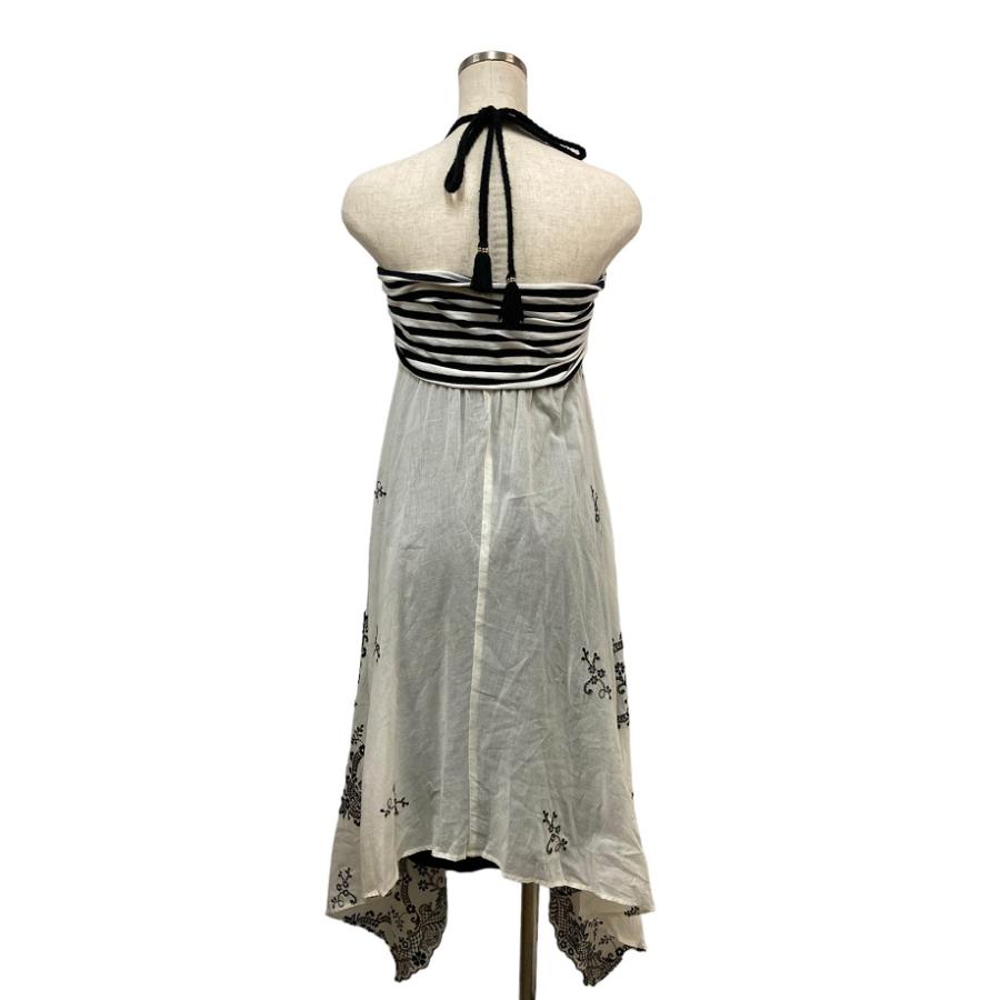 Grace Class グレースクラス ボーダー刺繍ベア ホルターネック ワンピース 中古4 | GRACE CLASS | 02