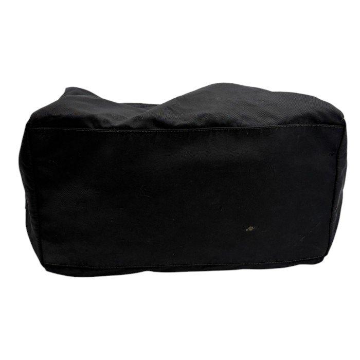 PRADA（プラダ） ミニ ボストンバッグ 三角ロゴ ブラック 中古 W1