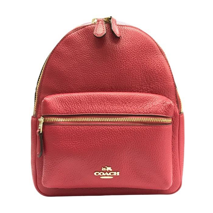 COACH コーチ リュック レディース レザー レッド F38263 中古 T1 | 