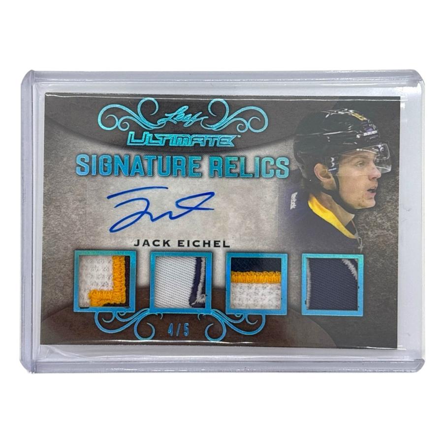 Leaf NHLカード ULTIMATE SIGNATURE RELICS JACK EICHEL 4/5 #SR-JE1 送料無料 中古 IT1 Leaf NHLカード ULTIMATE SIGNATURE RELICS JACK EICHEL 4/5 #SR
