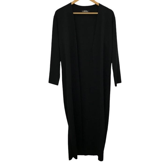 ISSEY MIYAKE - ISSEY MIYAKE PERMANENTE イッセイミヤケ ペルマネンテ ロングカーディガン レディース 秋 アクリル ブラック S PE63-KA143 中古 MK1 ISSEY MIYAKE（イッセイミヤケ） ISSEY MIYAKE PERMANENTE