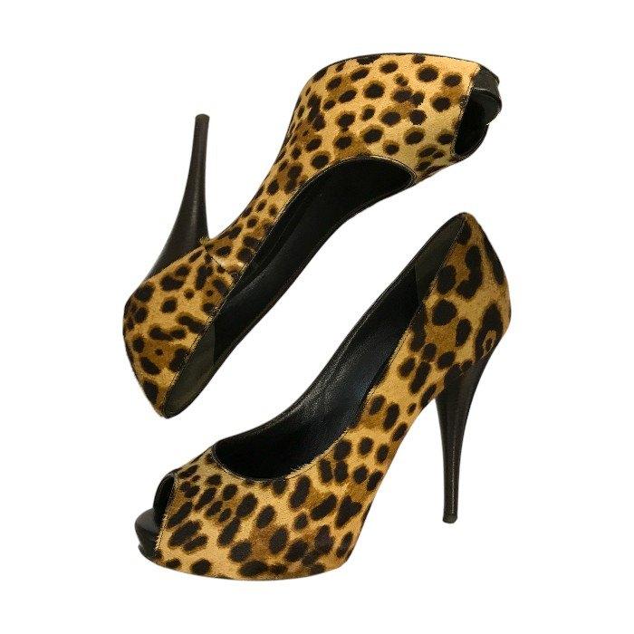 FENDI（フェンディ） パンプス レディース レオパード ハラコ
