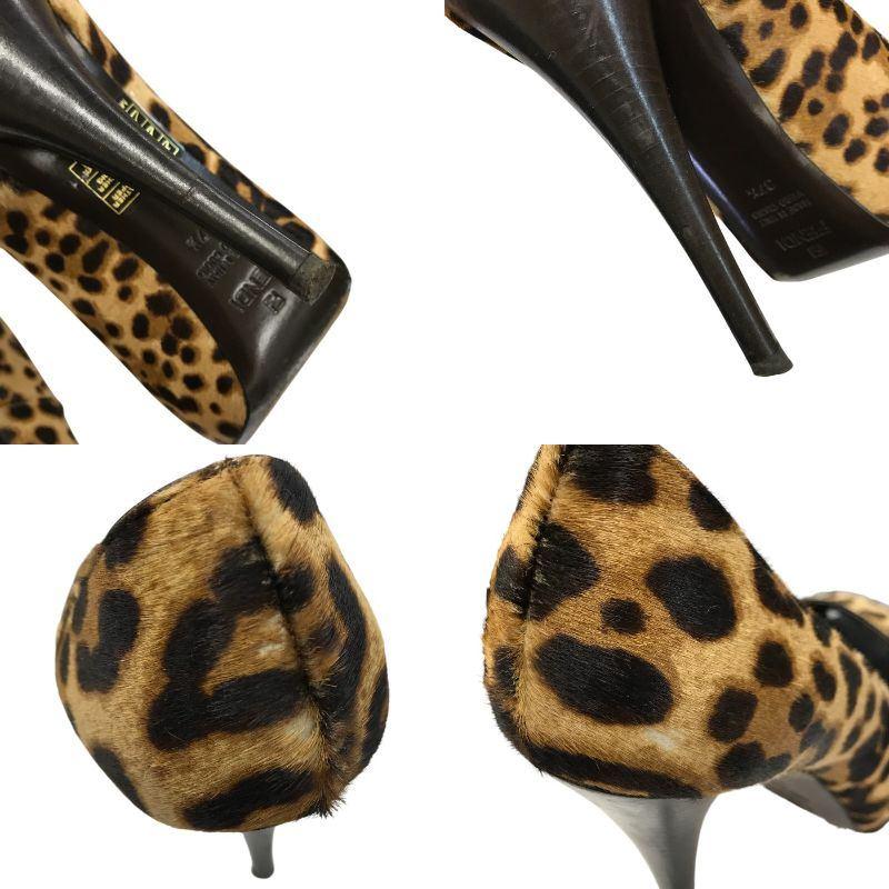 FENDI（フェンディ） パンプス レディース レオパード ハラコ