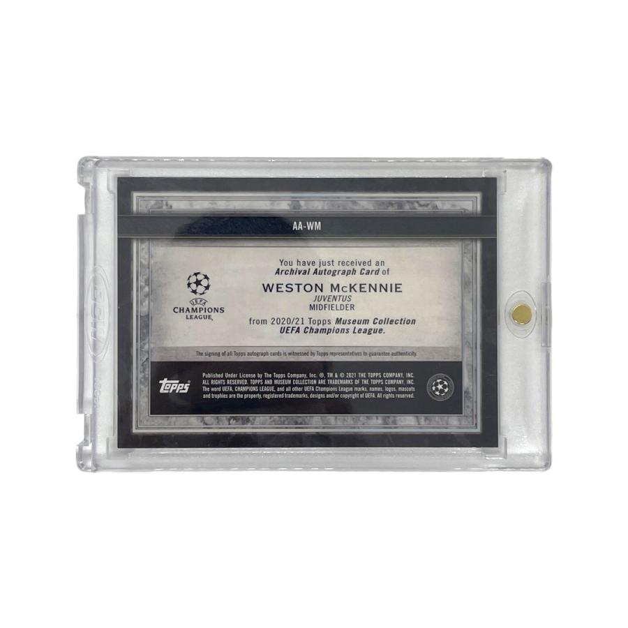 TOPPS サッカーカード MUSEUM COLLECTION ARCHIVAL AUTOGRAPH WESTON McKENNIE JUVENTUS 01/75 #AA-WM 送料無料 中古 IT1 TOPPS サッカーカード MUSEUM COLLECTION ARCHIVAL AUTOGRAPH