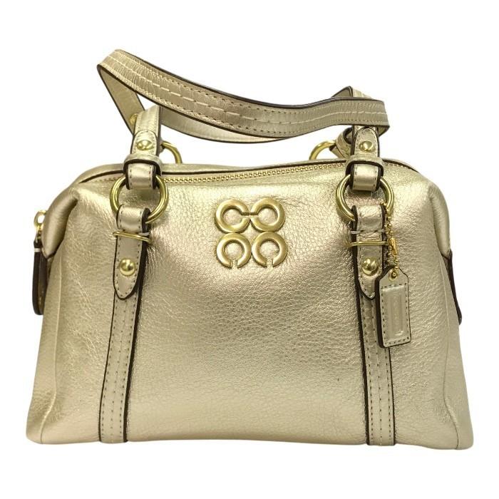 COACH（コーチ） ミニボストンバッグ レディース レザー メタリック 