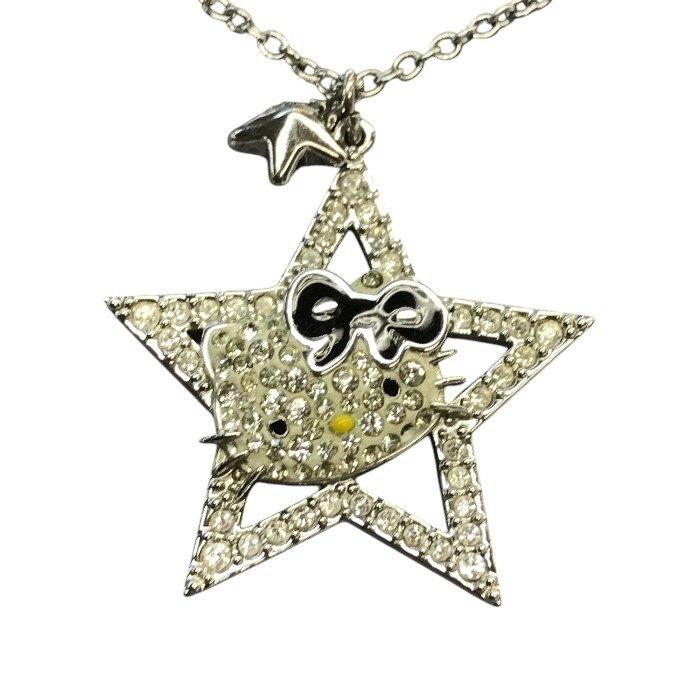 SWAROVSKI スワロフスキー ハローキティ ネックレス レディース 星形 スター シルバーカラー 中古 T1 | SWAROVSKI | 01