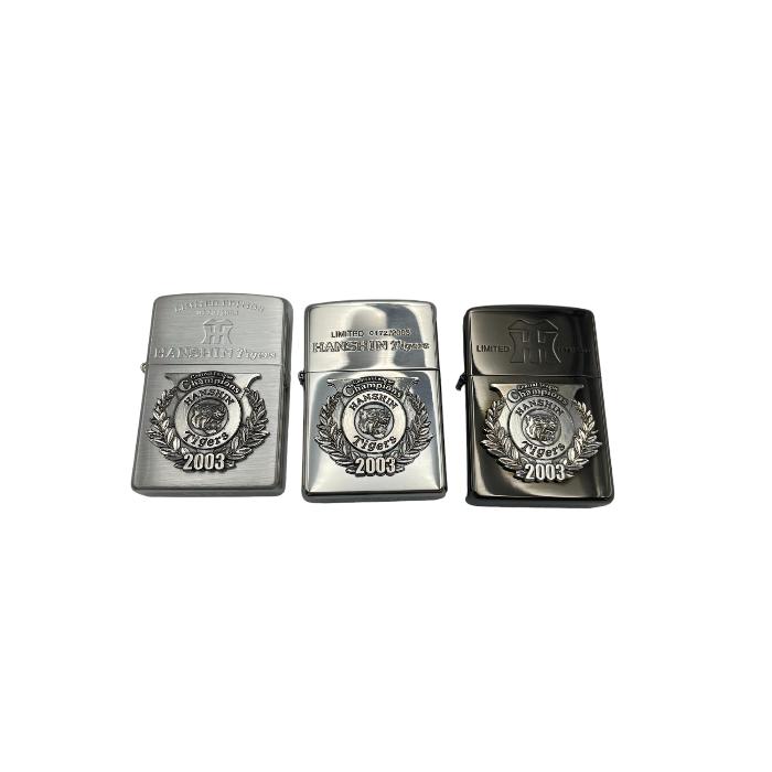 【未使用】Zippo ジッポ 阪神タイガース優勝記念 2003年製 阪神優勝記念ジッポ2003 新品シルバー Yahoo!オークション
