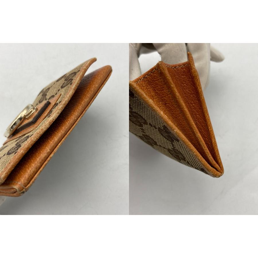 GUCCI グッチ GGキャンバス 名刺入れ カードケース 141417 中古