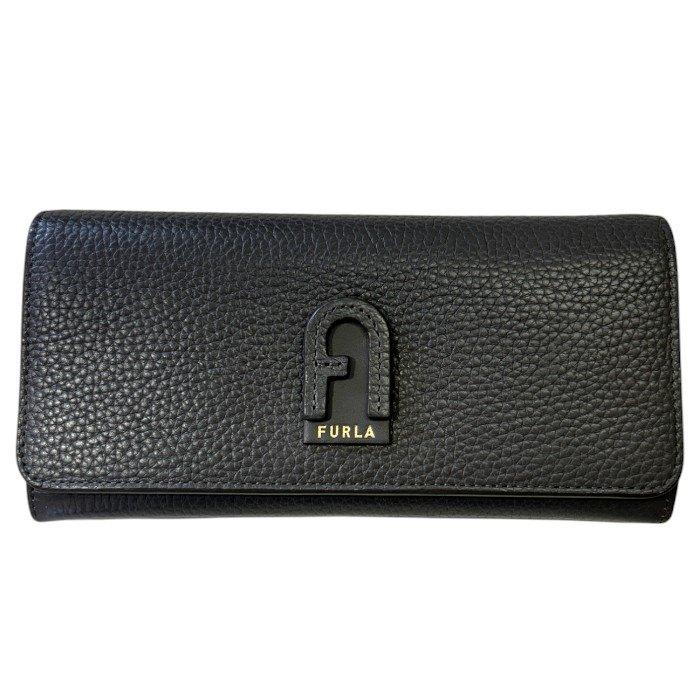 FURLA（フルラ） フラップ 長財布 WP00243 BX0335 グレー 中古 W1
