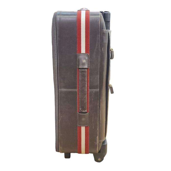 Bally BALLY バリー レザー スーツケース ブラウン 中古 送料 Bally BALLY バリー レザー スーツケース ブラウン 中古 送料