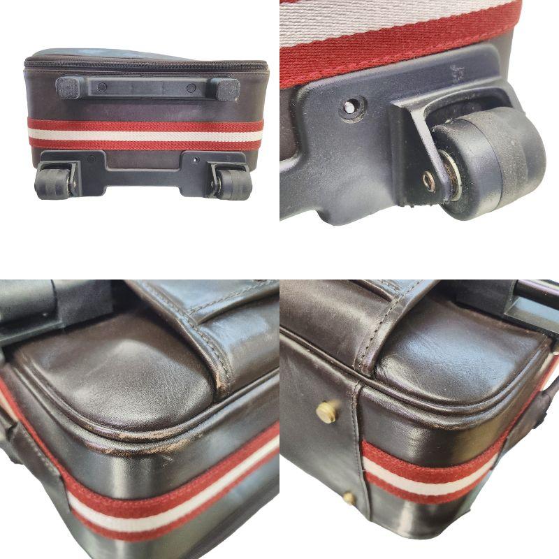 Bally BALLY バリー レザー スーツケース ブラウン 中古 送料 Bally BALLY バリー レザー スーツケース ブラウン 中古 送料