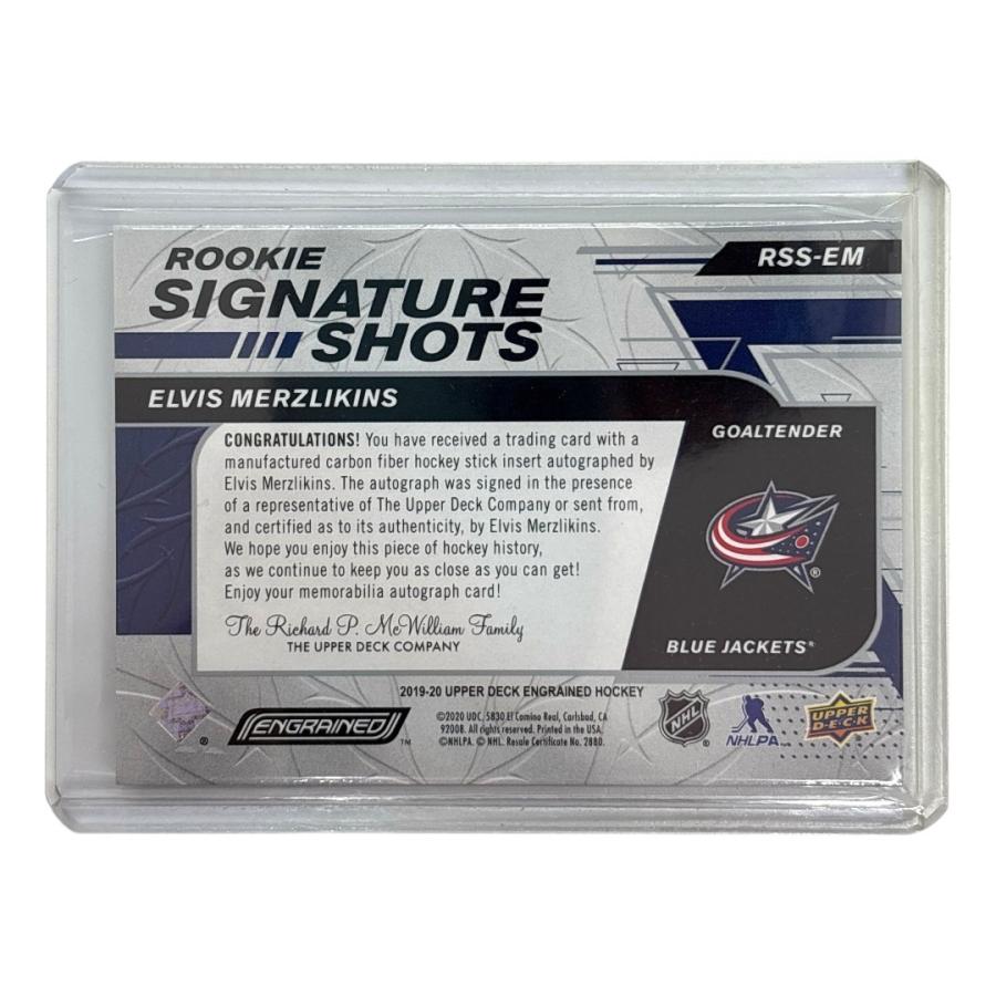 UPPER DECK NHLカード ENGRAINED ELVIS MERZLIKINS BLUE JACKETS 214/249 #RSS-EM 送料無料 中古 IT1 UPPER DECK NHLカード ENGRAINED ELVIS MERZLIKINS BLUE JACKETS