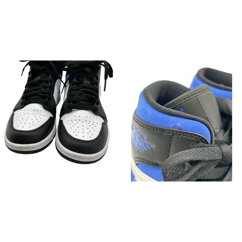 NIKE ナイキ AIR JORDAN 1 MID “ROYAL” 554724-140 26.5cm 中古 W4 
