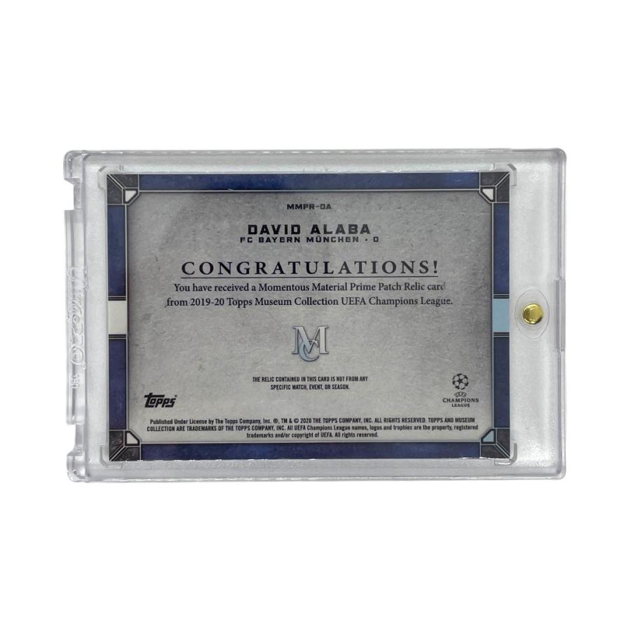 TOPPS サッカーカード MUSEUM COLLECTION DAVID ALABA BAYERN MUNCHEN 09/10 #MMPR-DA 送料無料 中古 IT1 Topps TOPPS サッカーカード MUSEUM COLLECTION DAVID ALABA