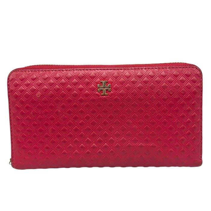TORY BURCH（トリーバーチ） キルティング 長財布 ピンク 中古 W4