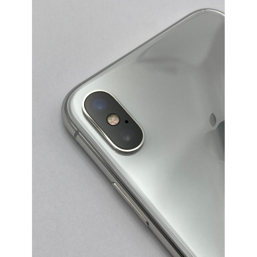 apple iPhone X 64GB シルバー au 【SIMロック解除済】 MQAY2J/A