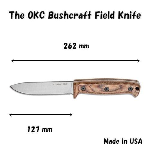 ONTARIO / オンタリオ ブッシュクラフト フィールドナイフ ナイロンシース付 ハードウッド ハンドル Bushcraft Field