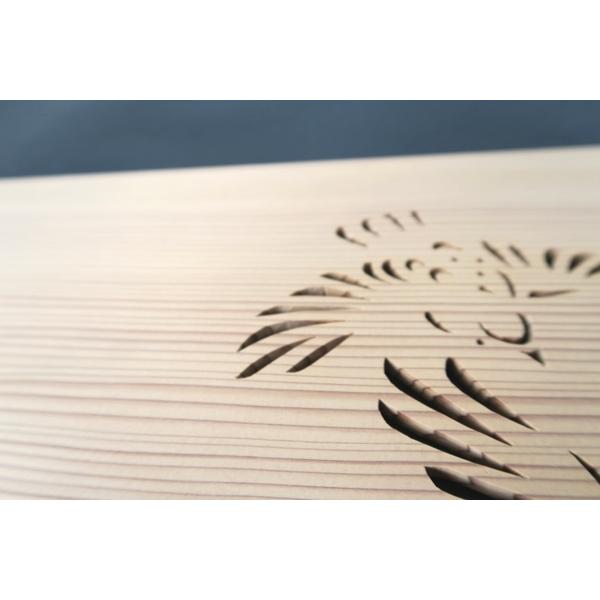 書院欄間 建具 【新品】 900mm×300mm・1枚 手作り 透かし彫り / 竹に雀