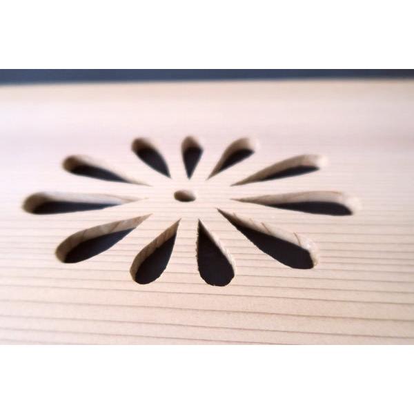 書院欄間 建具 【新品】 1,360mm×300mm・1枚 手作り 透かし彫り / 菊桐