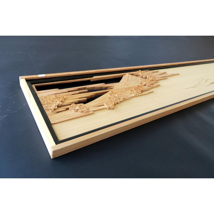 屋久杉　欄間 彫刻欄間【松竹梅に鷹】屋久杉 | アウトレットらんま