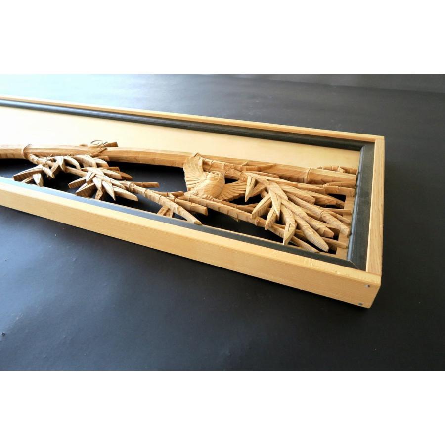 欄間 建具 欄間彫刻 【1点もの商品】【新品】 高級手彫り欄間2間1組