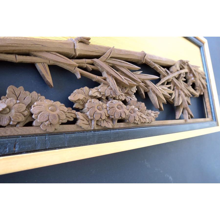 欄間 建具 欄間彫刻 【1点もの商品】【新品】 高級手彫り欄間2