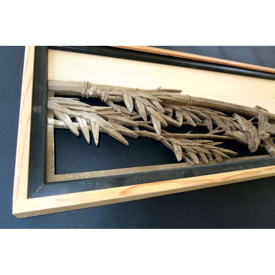 欄間 建具 欄間彫刻 【1点もの商品】【新品】 高級手彫り欄間2間1組