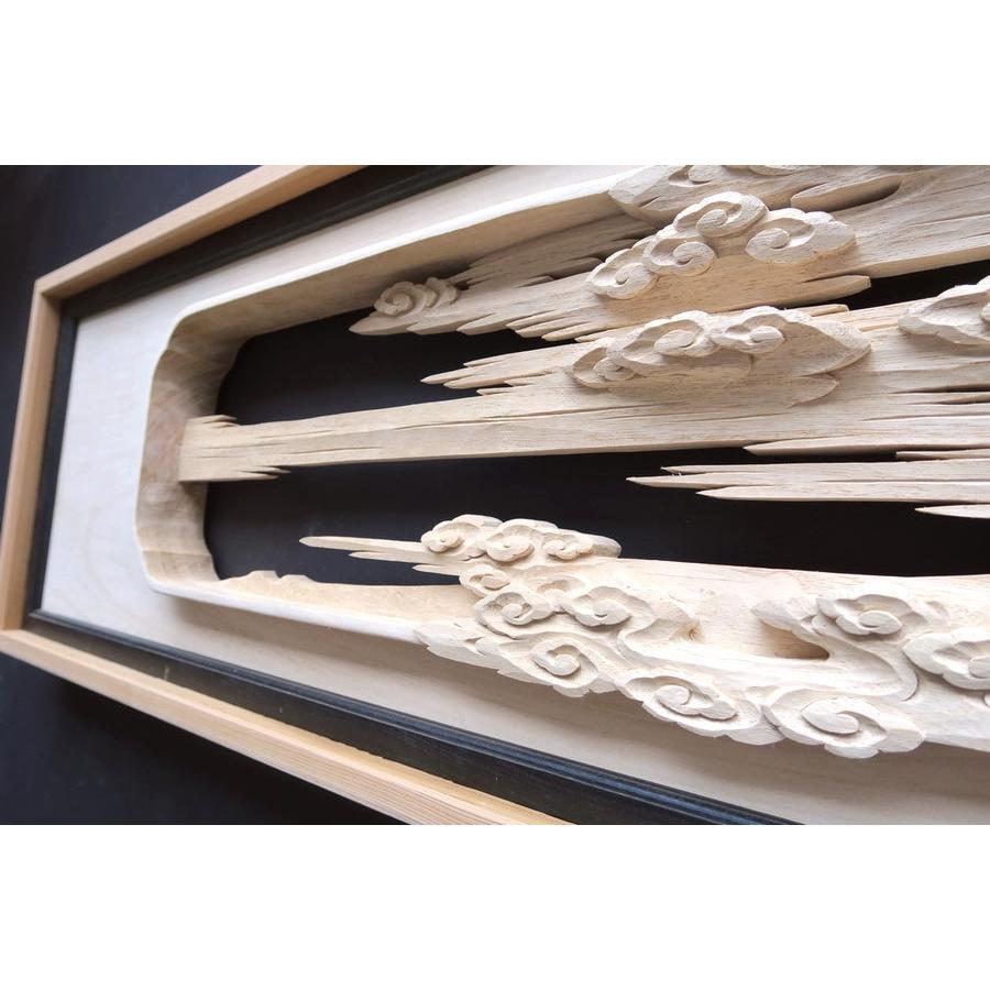 欄間 建具 欄間彫刻 【1点もの商品】【新品】 高級手彫り欄間2間1組