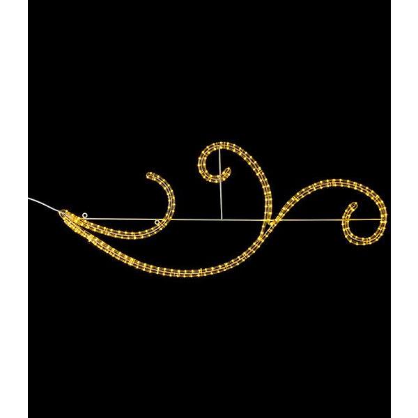 クリスマス装飾 LEDシャンペーンロープライトウェーブ（コネクター付）[ONSDILI61199]