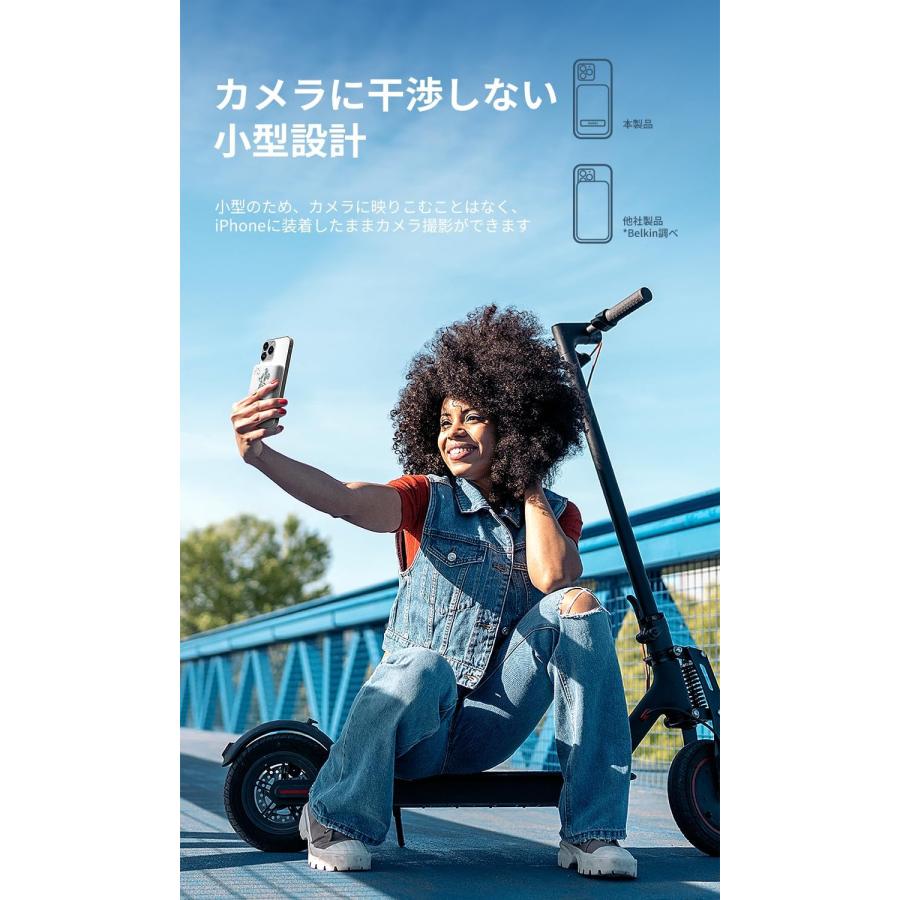 【ディズニー 限定モデル 創立100周年】 Belkin MagSafe対応 ワイヤレス モバイルバッテリー 5000mAh (7.5W) パススルー充電 充電用ケーブル同梱｜ryohinmori｜09